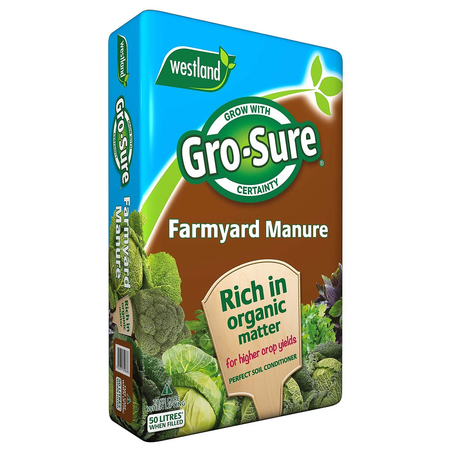 Gro-Sure Farmyard Manure - 50L 1 Gro-Sure Farmyard Manure - 50L
