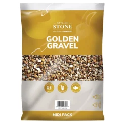 Stylish Stone Golden Gravel - Midi Pack - 9kg -Gardening Tool Store 12808146 1904902947173521