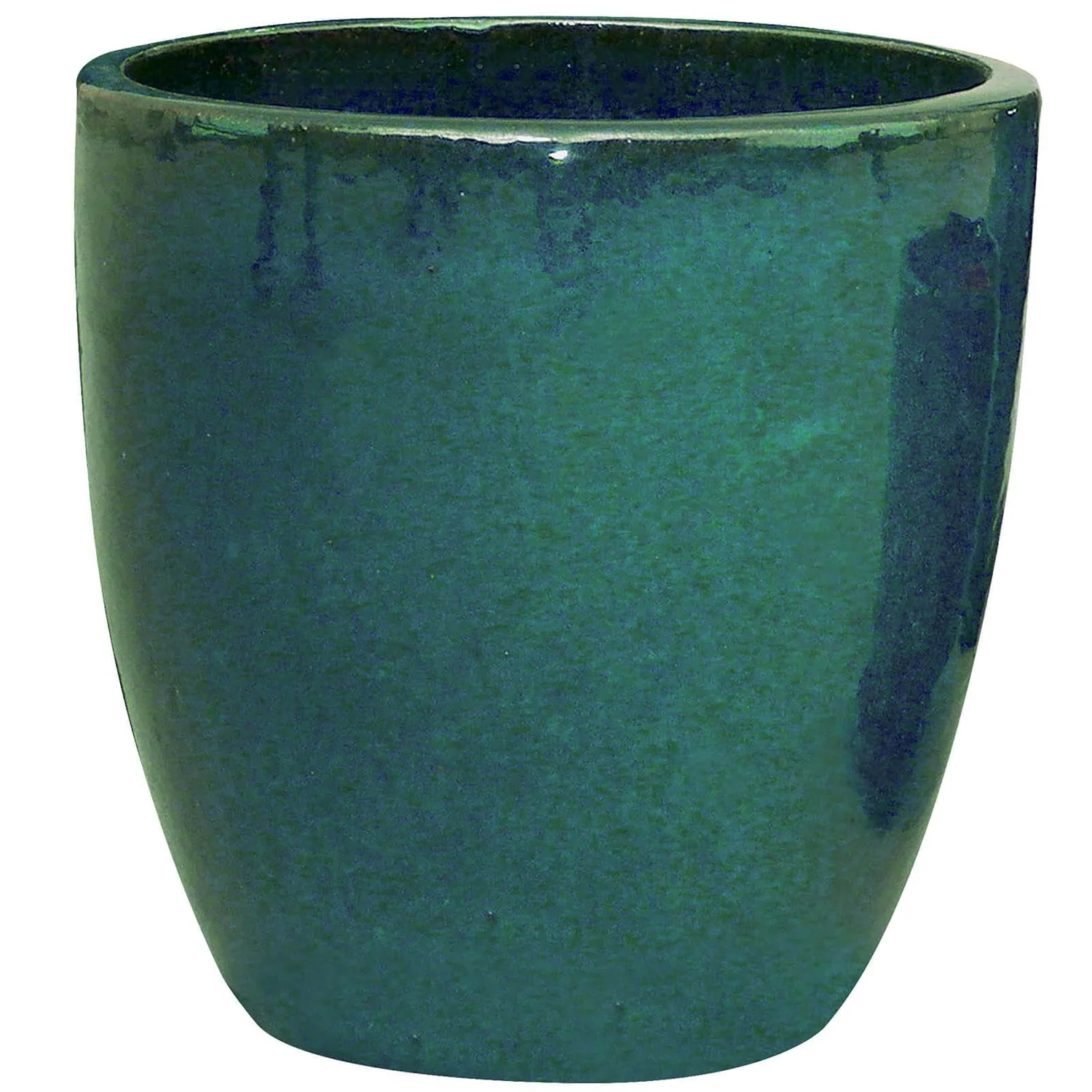 Chiswick Egg Planter - Dark Green 1 Chiswick Egg Planter - Dark Green