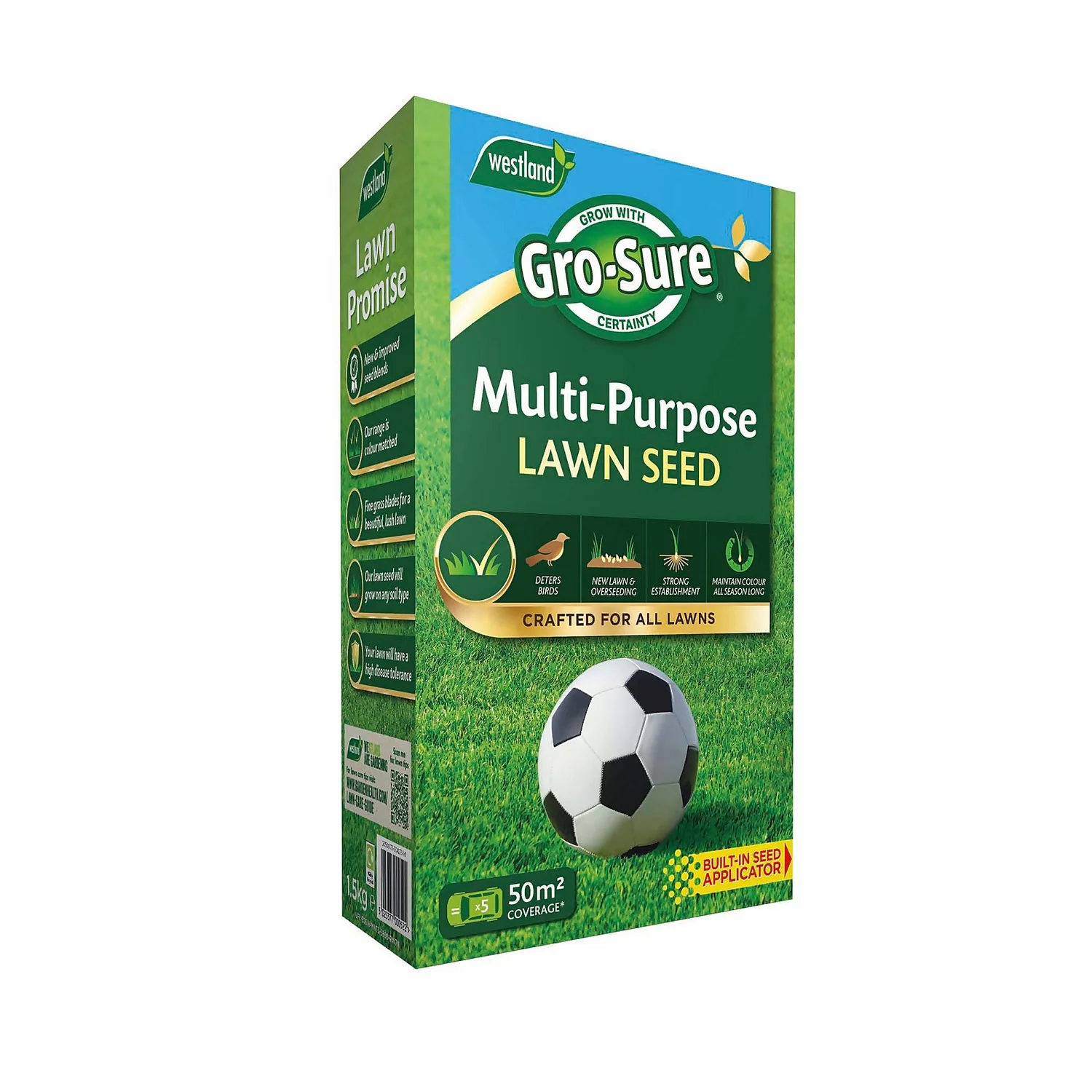 Gro-Sure Multi Purpose Lawn Seed -50m² 1 Gro-Sure Multi Purpose Lawn Seed -50m²
