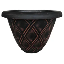 Westminster Lattice Round Pot - 33cm -Gardening Tool Store 12834659 7894833167559987
