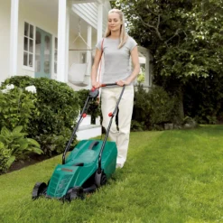 Bosch 1200W Rotak 32-12 Electric Lawn Mower - 32cm -Gardening Tool Store 12875195 3525028915658608