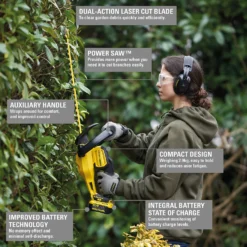 STANLEY FATMAX V20 18V Cordless Hedge Trimmer 55cm (Sfmcht855M1-Gb) -Gardening Tool Store 12882306 2675052745698945