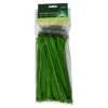 8in Green Cable Ties - 100 Pack