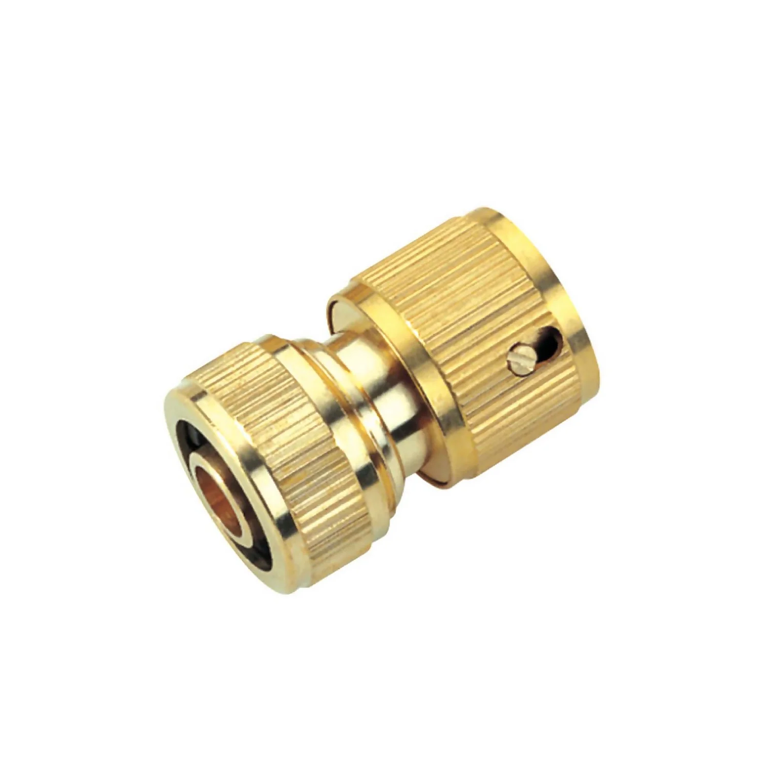 Homebase Brass Waterstop Hose Quick Connector 1 Homebase Brass Waterstop Hose Quick Connector