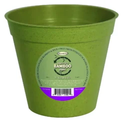 8in Bamboo Pot Single Sage Green