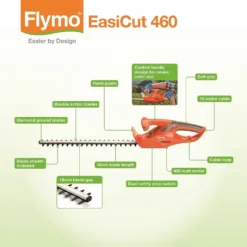 Flymo Easicut 460 Electric Hedge Trimmer - 45cm 11 Flymo Easicut 460 Electric Hedge Trimmer - 45cm -Gardening Tool Store 12885913 5754843593157071