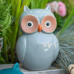 Ceramic Owl Garden Ornament - 25cm -Gardening Tool Store 12890924 1154941774098448