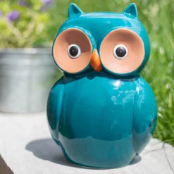 Ceramic Owl Garden Ornament - 25cm -Gardening Tool Store 12890924 1204941773960589