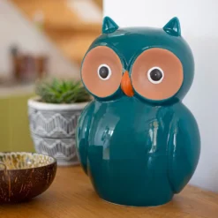 Ceramic Owl Garden Ornament - 25cm -Gardening Tool Store 12890924 2104941774043314