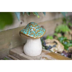 Ceramic Mushroom Garden Ornament - Medium -Gardening Tool Store 12890925 1064843660781916