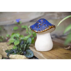 Ceramic Mushroom Garden Ornament - Medium -Gardening Tool Store 12890925 1184843660752132