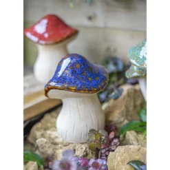 Ceramic Mushroom Garden Ornament - Medium -Gardening Tool Store 12890925 1974843660796469