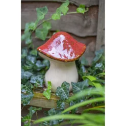 Ceramic Mushroom Garden Ornament - Medium -Gardening Tool Store 12890925 2484843660810764