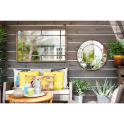 Valencia Outdoor Garden Mirror - 60cm -Gardening Tool Store 12891528 2984875440824968