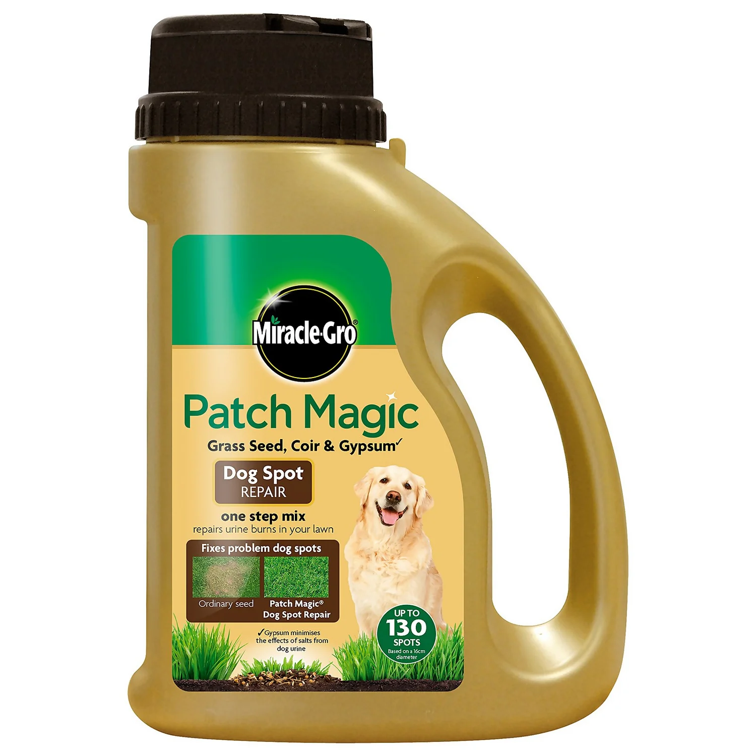 Miracle-Gro Patch Magic Dog Spot Repair Grass Seed - 130 Spots 1 Miracle-Gro Patch Magic Dog Spot Repair Grass Seed - 130 Spots