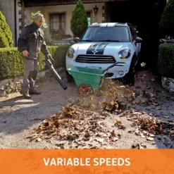 Worx WG547E Turbine 20V 2.0Ah Cordless Garden Blower -Gardening Tool Store 13326414 6614900642961874