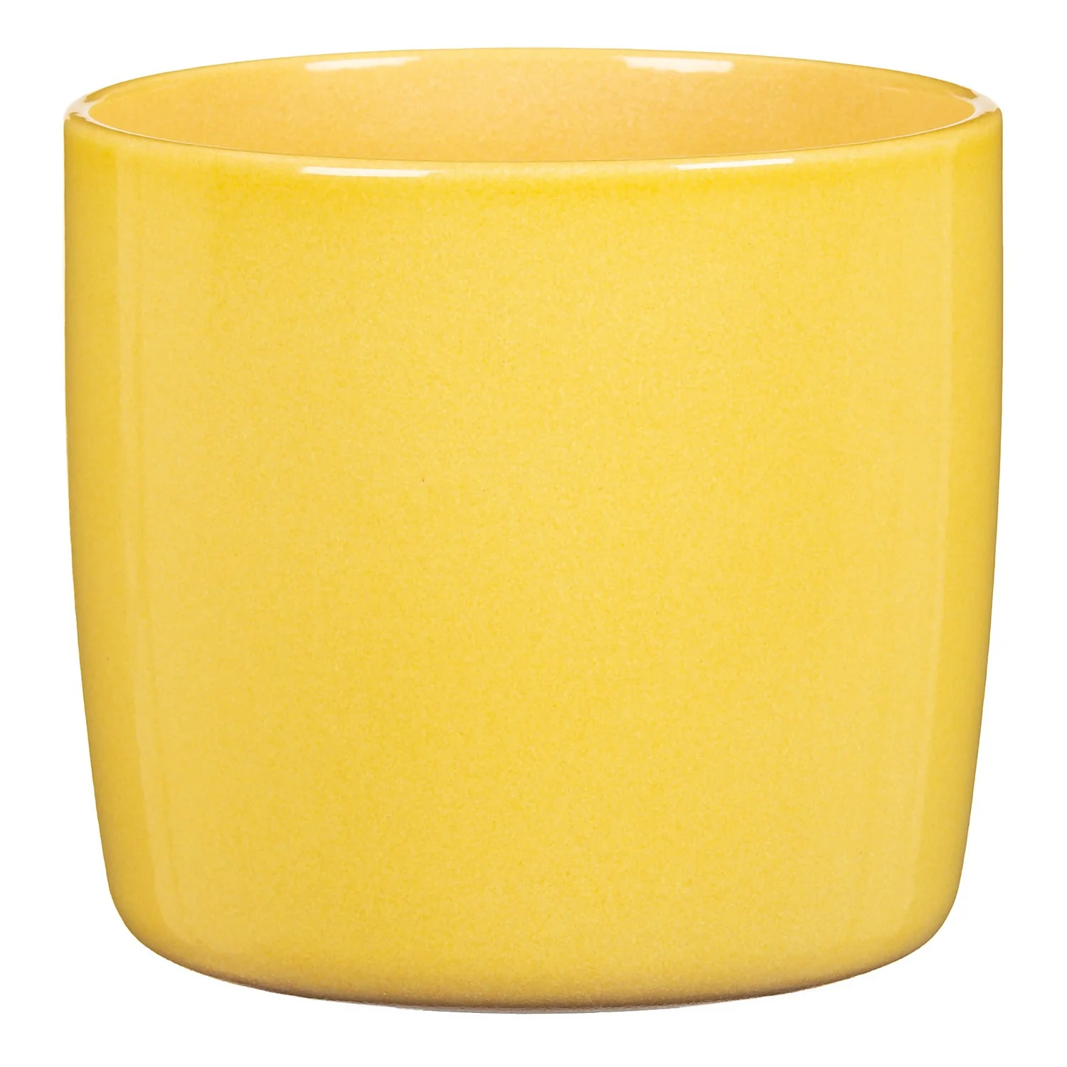 Yellow Solare Plant Pot - 13cm 1 Yellow Solare Plant Pot - 13cm
