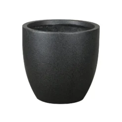 Sierra Black Egg Planter - 46cm