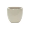 Glazed Cream Heritage Egg Pot - 21cm