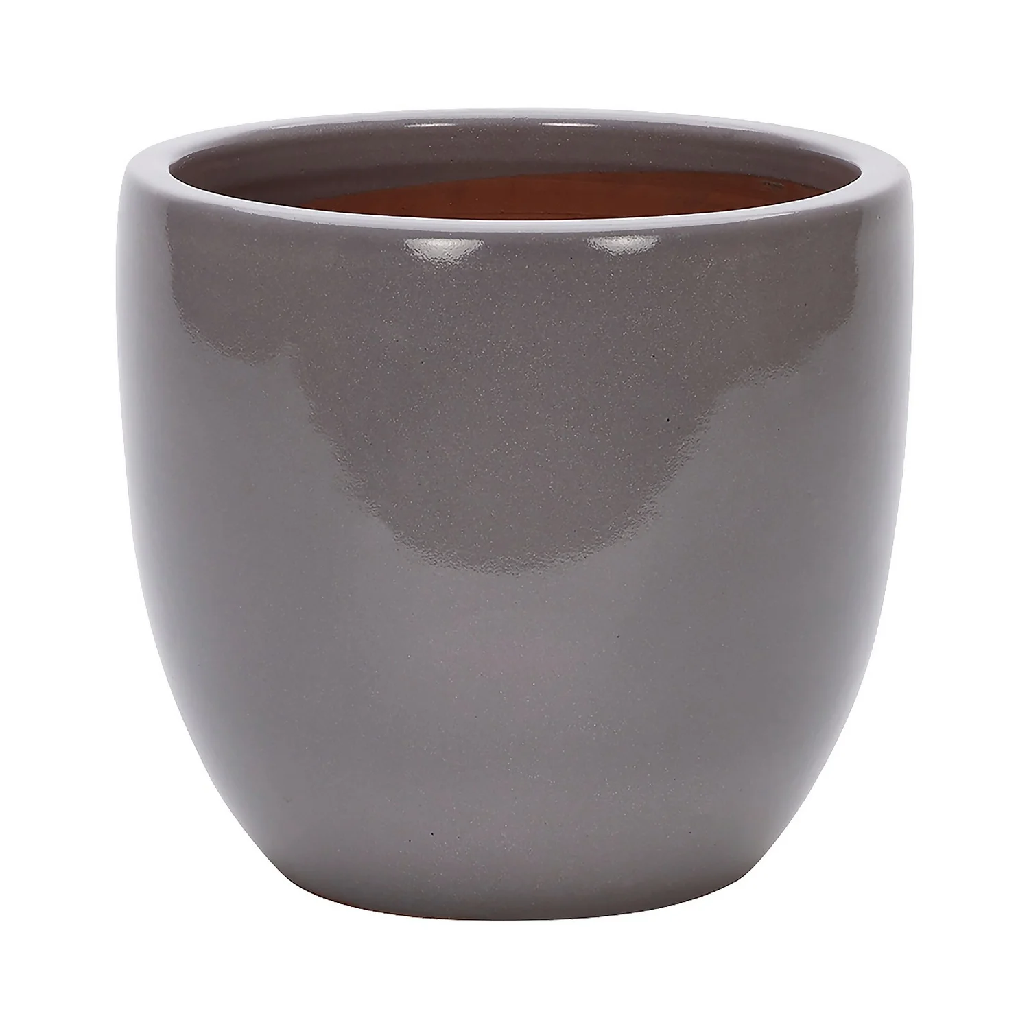 Glazed Grey Heritage Egg Pot - 32cm 1 Glazed Grey Heritage Egg Pot - 32cm