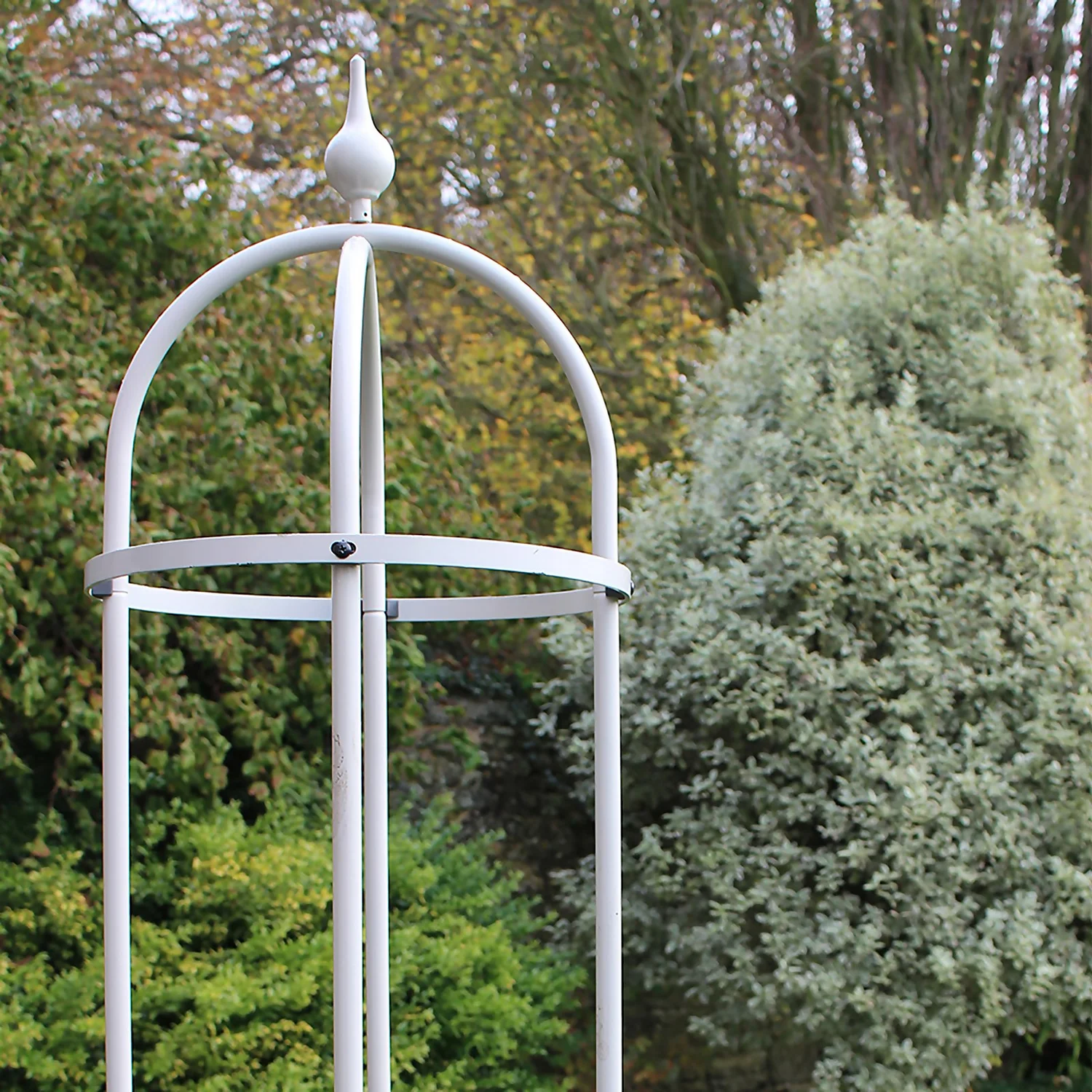 Agriframes Decorative Garden Obelisk 2.4m - Stone 2 Agriframes Decorative Garden Obelisk 2.4m - Stone - Image 2