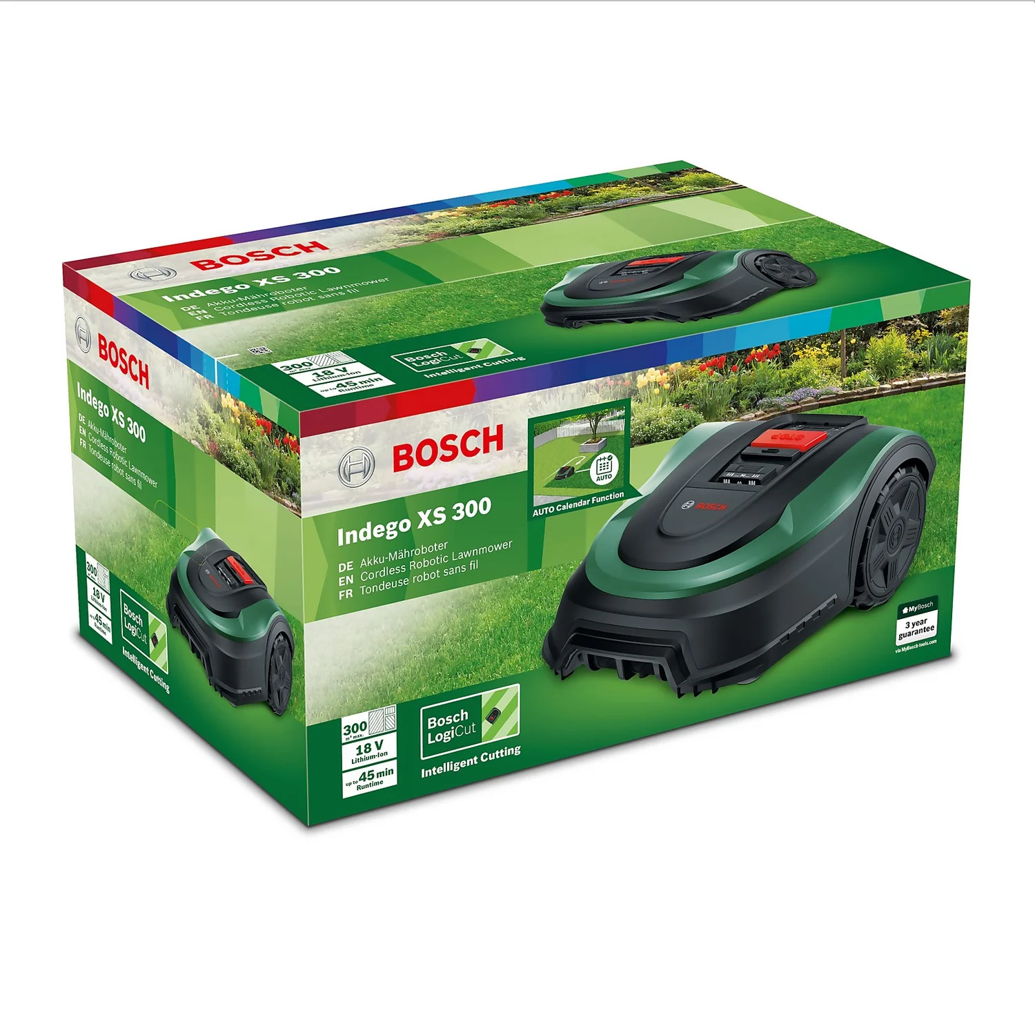 Bosch 18V Indego XS 300 Robotic Lawn Mower - 19cm 3 Bosch 18V Indego XS 300 Robotic Lawn Mower - 19cm - Image 3
