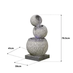 Stylish Fountain Illusion Falls Water Feature With LEDs -Gardening Tool Store 13846045 1394978881020436