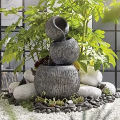 Stylish Fountain Illusion Falls Water Feature With LEDs -Gardening Tool Store 13846045 1784962027585657