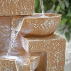 Stylish Fountain Sparkling Bowls Water Feature With LEDs -Gardening Tool Store 13846048 1034971880455348