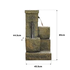 Stylish Fountain Cotswold Trough Water Feature With LEDs -Gardening Tool Store 13846057 1014962028107174