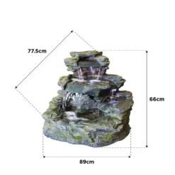 Stylish Fountain Garda Falls Water Feature With LEDs 5 Stylish Fountain Garda Falls Water Feature With LEDs -Gardening Tool Store 13846065 2124978881057603