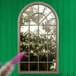 MirrorOutlet Somerley Eden Country Arch Large Metal Garden Mirror - 129x76cm -Gardening Tool Store 13950557 1934987139911914