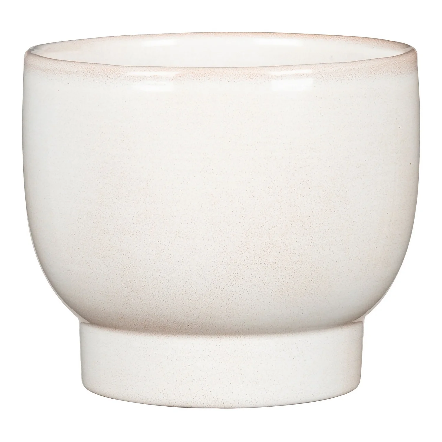 Scheurich Opale Smooth White Indoor Pot - 11cm 1 Scheurich Opale Smooth White Indoor Pot - 11cm