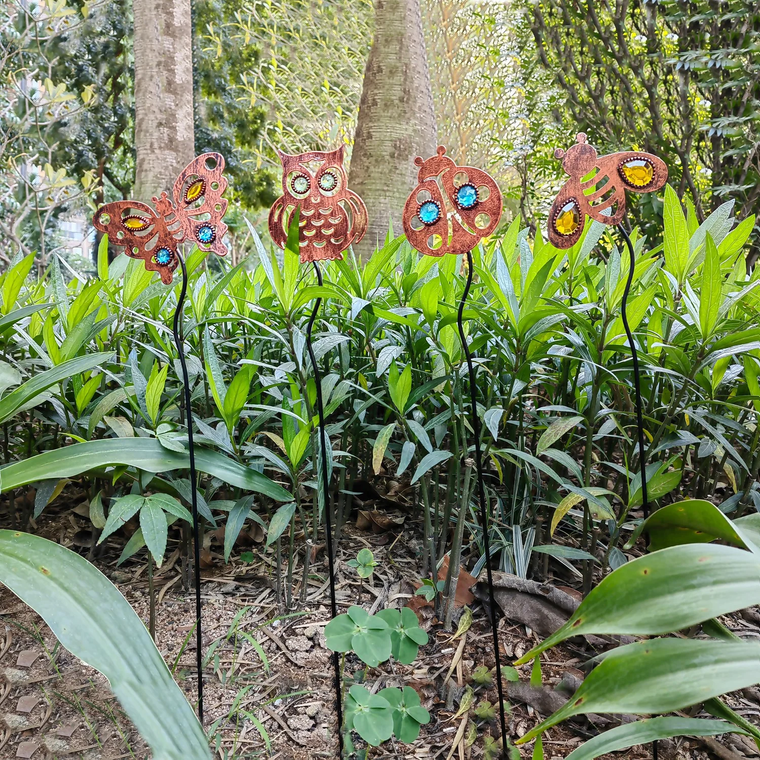 Homebase Stake Ornament - Copper Effect 2 Homebase Stake Ornament - Copper Effect - Image 2