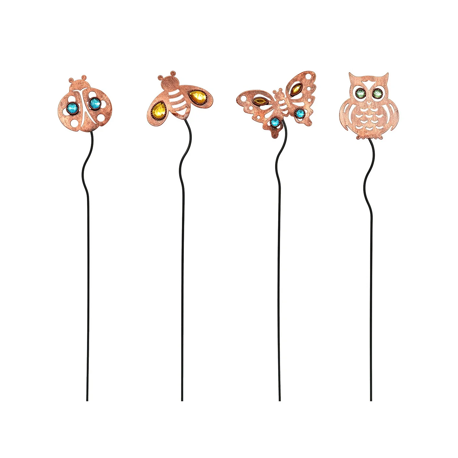 Homebase Stake Ornament - Copper Effect 1 Homebase Stake Ornament - Copper Effect