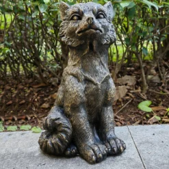 Bronze Look Fox Garden Ornament -Gardening Tool Store 13965952 4945014596616911