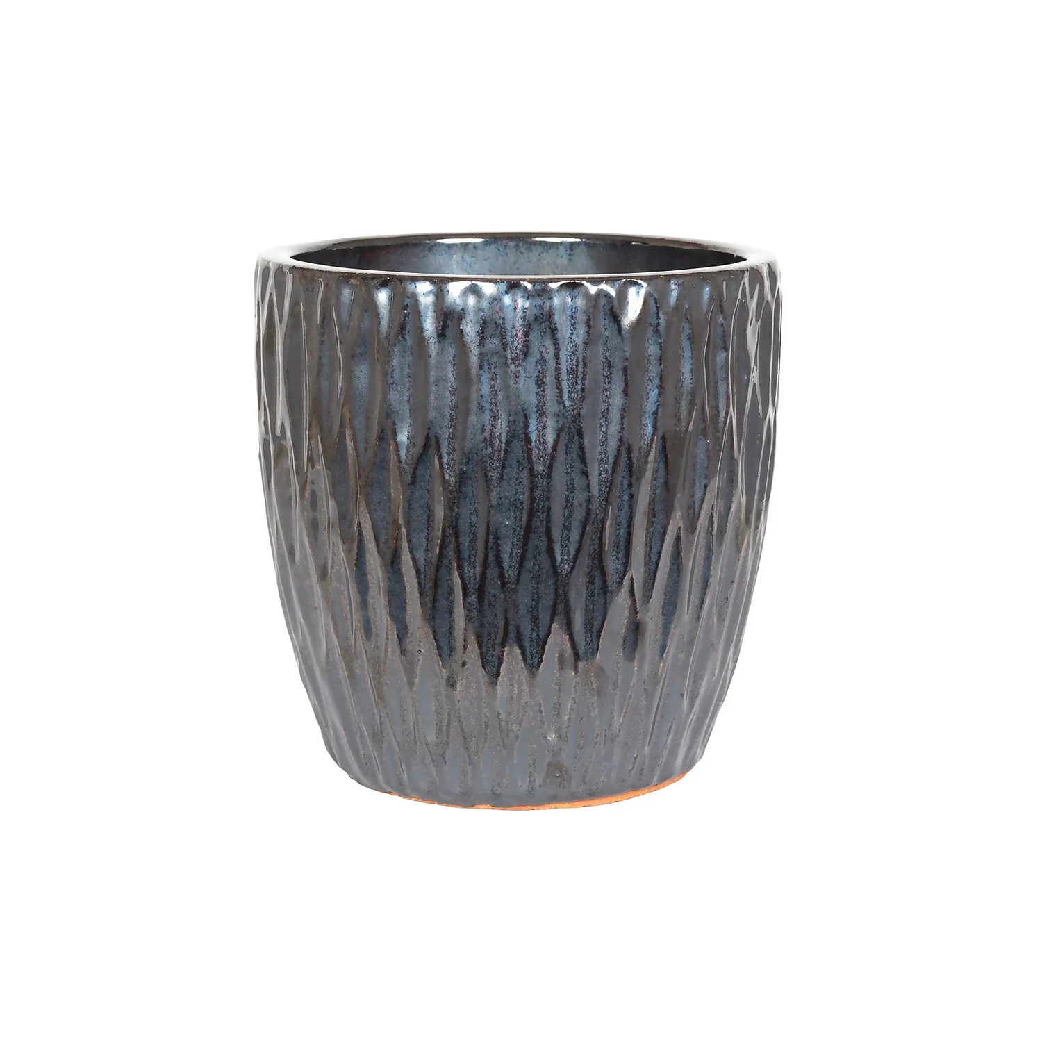 Chiswick Textured Pot Black - 32cm 1 Chiswick Textured Pot Black - 32cm