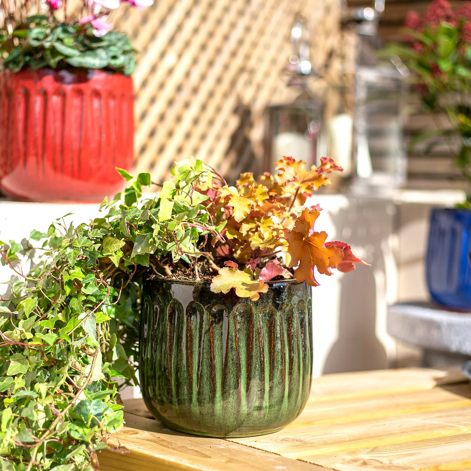 Chiswick Running Pot Green - 30cm 2 Chiswick Running Pot Green - 30cm - Image 2