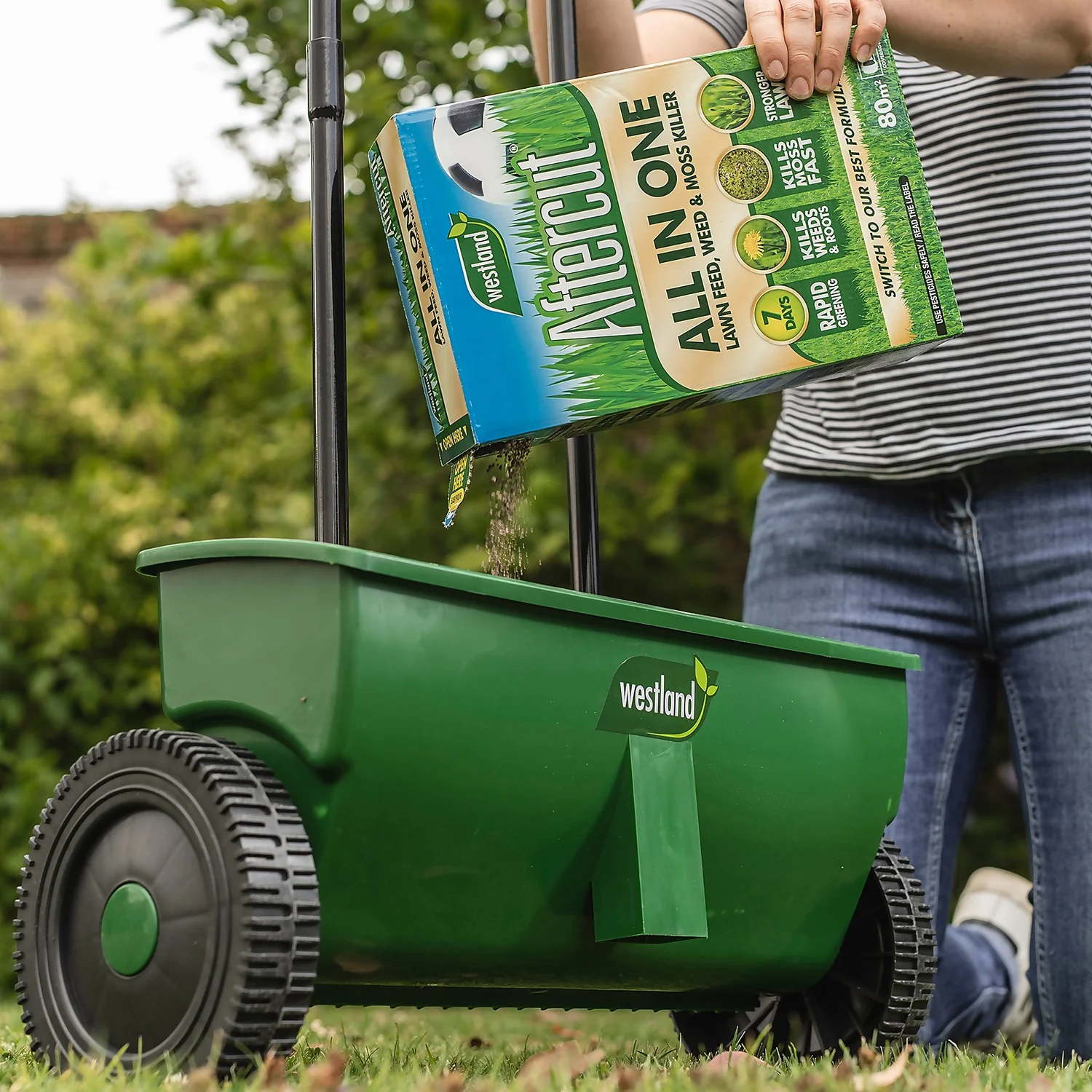 Aftercut All In One Lawn Feed, Weed & Moss Killer 80m² Box 2 Aftercut All In One Lawn Feed, Weed & Moss Killer 80m² Box - Image 2