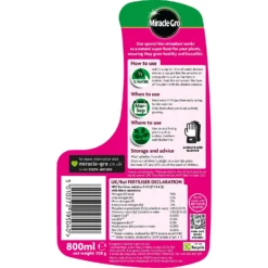 Miracle-Gro Azalea, Camellia & Rhododendron Concentrated Liquid Plant Food 800ml -Gardening Tool Store 14014511 9155034803081007
