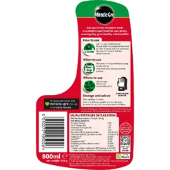 Miracle-Gro Rose & Shrub Concentrated Liquid Plant Food 800ml -Gardening Tool Store 14014514 2095034803271522