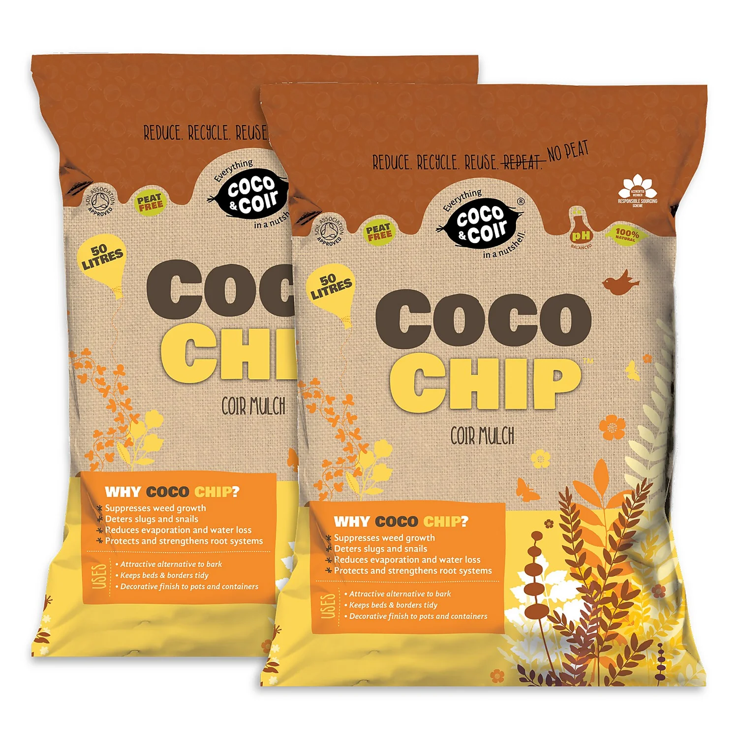 Coco & Coir Coco Chip - 50L 1 Coco & Coir Coco Chip - 50L