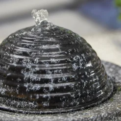 Stylish Fountain Dappled Column Water Feature -Gardening Tool Store 14519357 1285047822606881