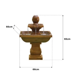 Stylish Fountain Odyssey Water Feature With LEDs 9 Stylish Fountain Odyssey Water Feature With LEDs -Gardening Tool Store 14519360 1335047822692282